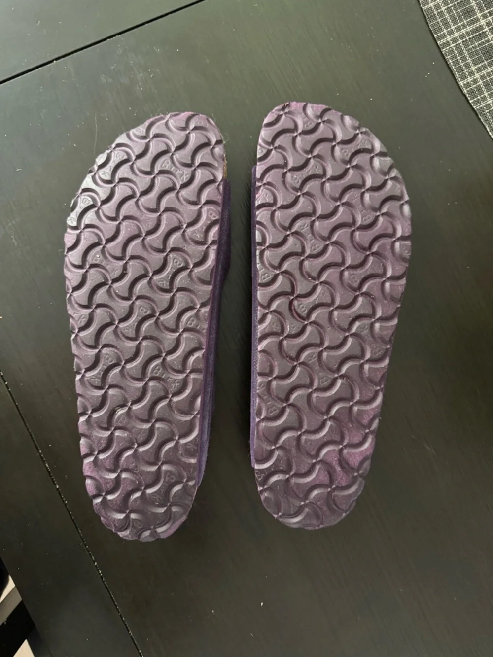 Birkenstock Purple Suede Two-Buckle Arizona 41 (10) - Picture 6 of 15